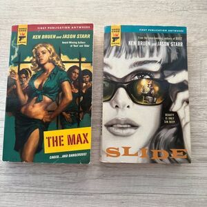 Paperback Books The Slide and The Max Max and Angela by Ken Bruen & Jason Starr